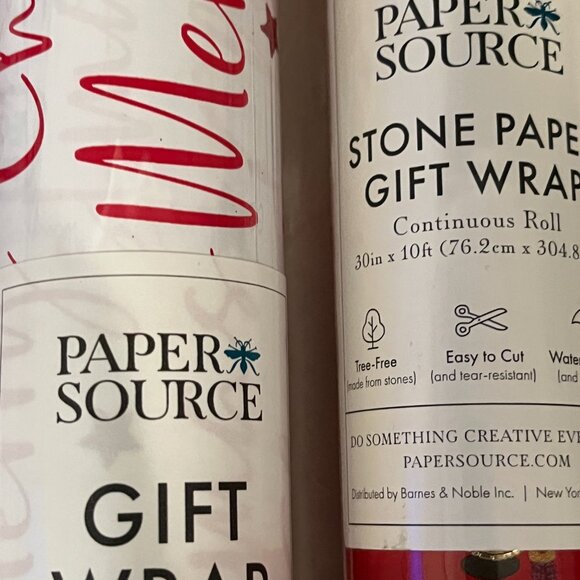 Paper Source Christmas Gift Wrap Rolls (SET OF FIVE!)  🎅 - Picture 4 of 13